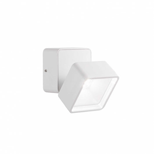 Lampada Da Parete Omega Ap Square Bianco 4000K Ideal-Lux