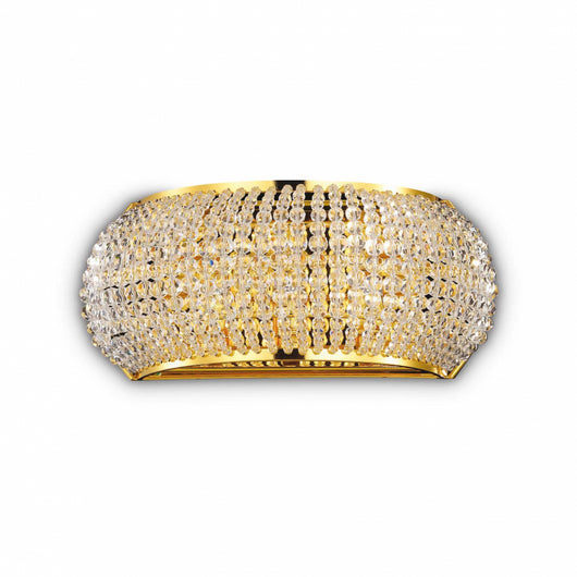 Lampada Da Parete Pasha' Ap3 Oro Ideal-Lux