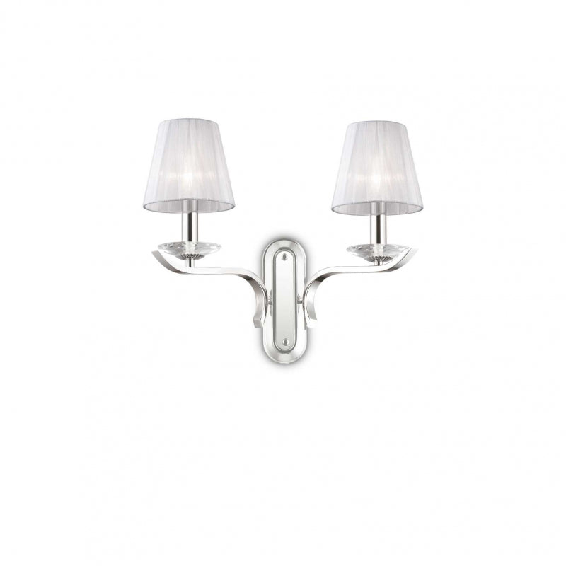 Lampada Da Parete Pegaso Ap2 Bianco Ideal-Lux
