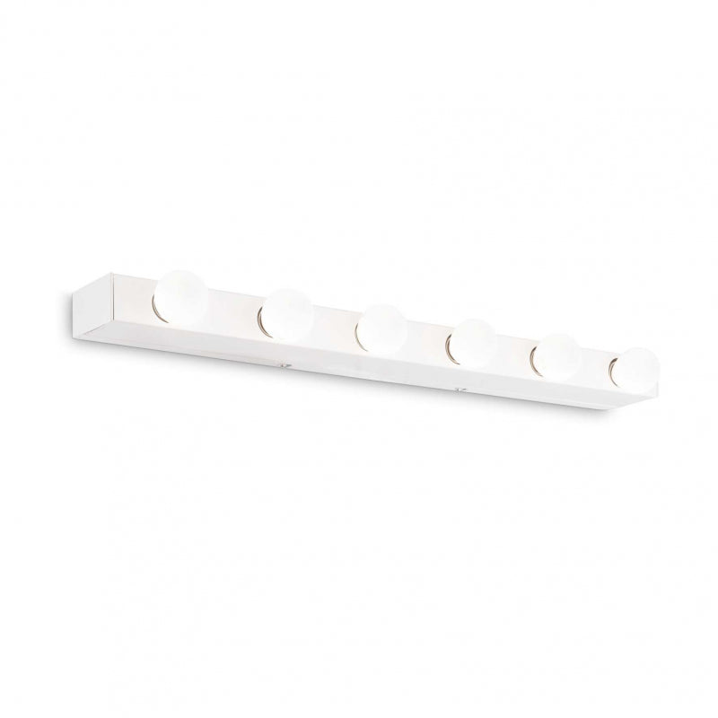 Lampada Da Parete Prive' Ap6 Bianco Ideal-Lux