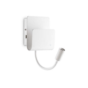 Lampada Da Parete Probe Ap2 Bianco Ideal-Lux