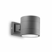 Lampada Da Parete Snif Ap1 Round Antracite Ideal-Lux