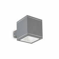 Lampada Da Parete Snif Ap1 Square Antracite Ideal-Lux
