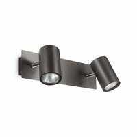 Lampada Da Parete Spot Ap2 Nero Ideal-Lux