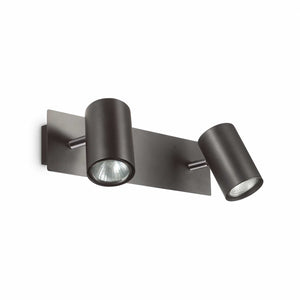Lampada Da Parete Spot Ap2 Nero Ideal-Lux