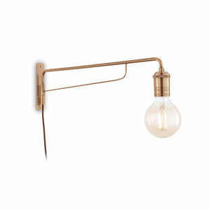Lampada Da Parete Triumph Ap1 Ottone Ideal-Lux