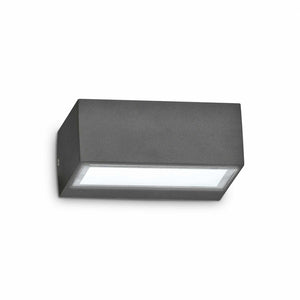 Lampada Da Parete Twin Ap1 Antracite Ideal-Lux