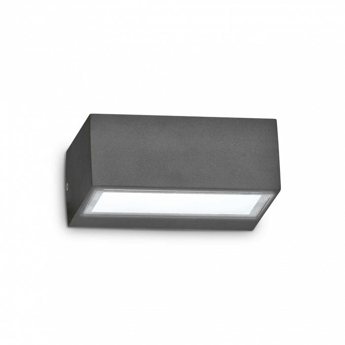 Lampada Da Parete Twin Ap1 Antracite Ideal-Lux