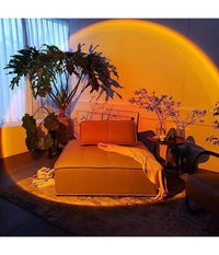 Lampada Da Proiezione Colorata Gbr Proiettore Luce Notturna Led Usb 8 Modalità          