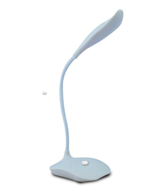 Lampada Da Scrivania A 20 Led Bianco Luce Regolabile Collo Ergonomico Flessibile         