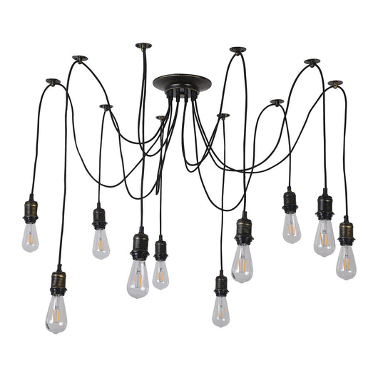 LÚZETE - LAMPADA DA SOFFITTO 10 LUCI CARLA ANTICATA