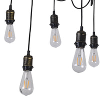 LÚZETE - LAMPADA DA SOFFITTO 10 LUCI CARLA ANTICATA