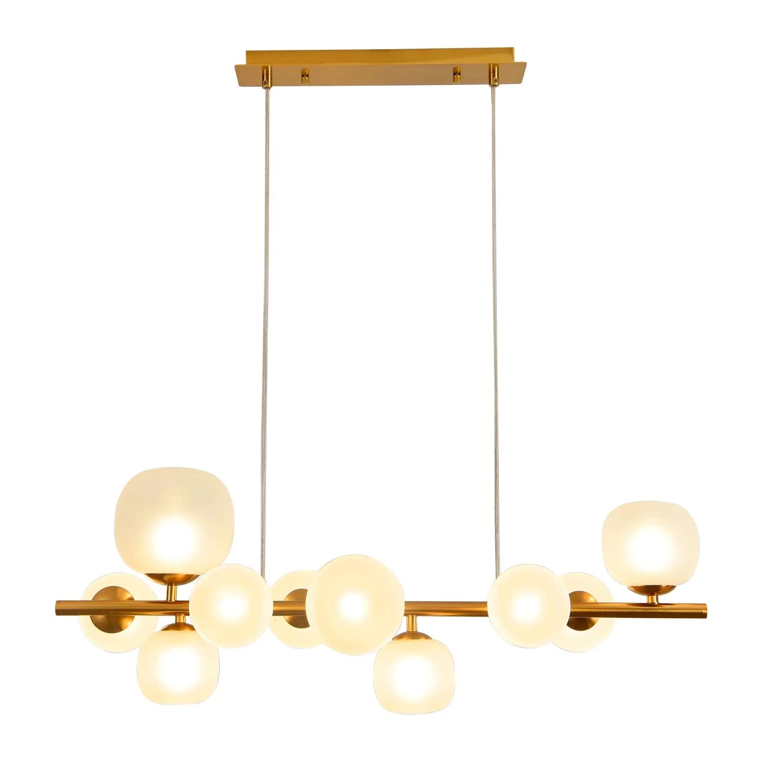 LÚZETE - LAMPADA DA SOFFITTO 10 PARALUMI BIANCO OPALE BIANCO OPALE NICOLETTA