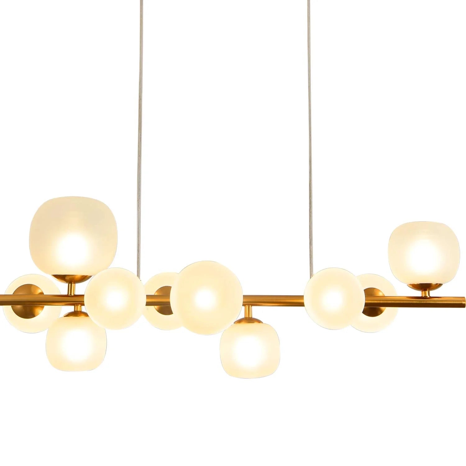 LÚZETE - LAMPADA DA SOFFITTO 10 PARALUMI BIANCO OPALE BIANCO OPALE NICOLETTA