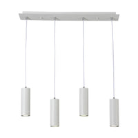 LÚZETE - LAMPADA DA SOFFITTO 4 LUCI BIANCO GU10 ADARA