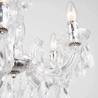 LÚZETE - LAMPADA DA SOFFITTO 5 LUCI NICOLA TRASPARENTE