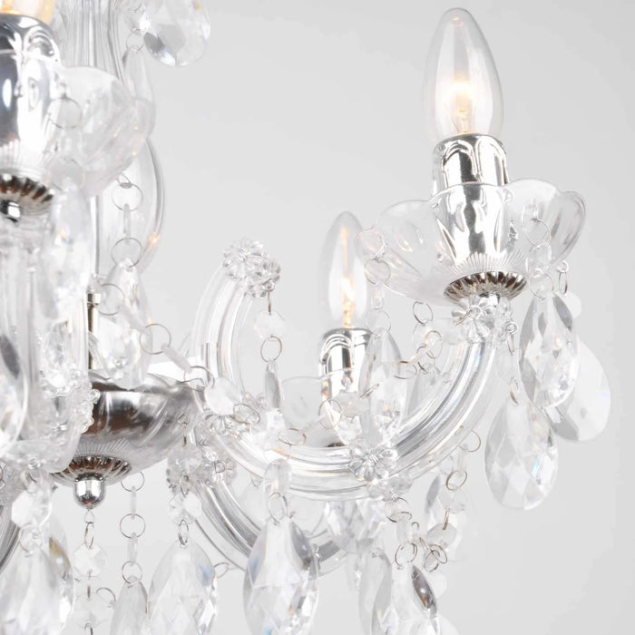 LÚZETE - LAMPADA DA SOFFITTO 5 LUCI NICOLA TRASPARENTE