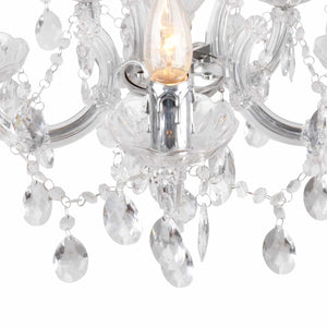 LÚZETE - LAMPADA DA SOFFITTO 5 LUCI NICOLA TRASPARENTE