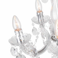 LÚZETE - LAMPADA DA SOFFITTO 5 LUCI NICOLA TRASPARENTE