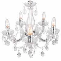 LÚZETE - LAMPADA DA SOFFITTO 5 LUCI NICOLA TRASPARENTE