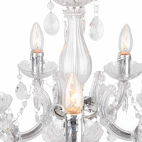 LÚZETE - LAMPADA DA SOFFITTO 5 LUCI NICOLA TRASPARENTE