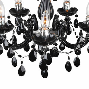 LÚZETE - LAMPADA DA SOFFITTO 5 LUCI OLETHEA NERO