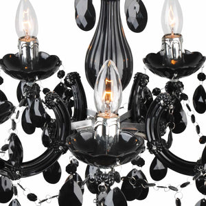 LÚZETE - LAMPADA DA SOFFITTO 5 LUCI OLETHEA NERO