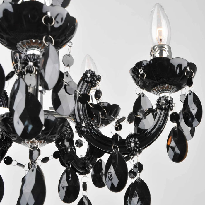 LÚZETE - LAMPADA DA SOFFITTO 5 LUCI OLETHEA NERO