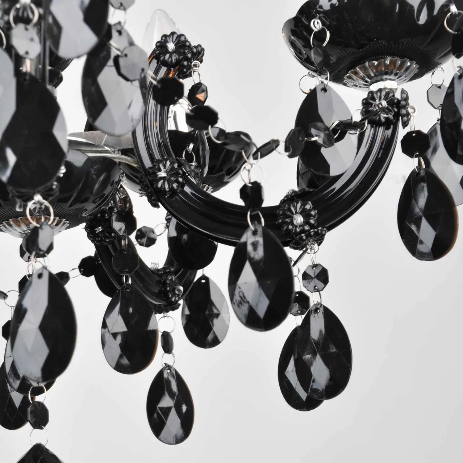 LÚZETE - LAMPADA DA SOFFITTO 5 LUCI OLETHEA NERO