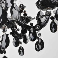 LÚZETE - LAMPADA DA SOFFITTO 5 LUCI OLETHEA NERO