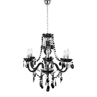 LÚZETE - LAMPADA DA SOFFITTO 6 LUCI GIULIA NERO