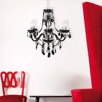 LÚZETE - LAMPADA DA SOFFITTO 6 LUCI GIULIA NERO