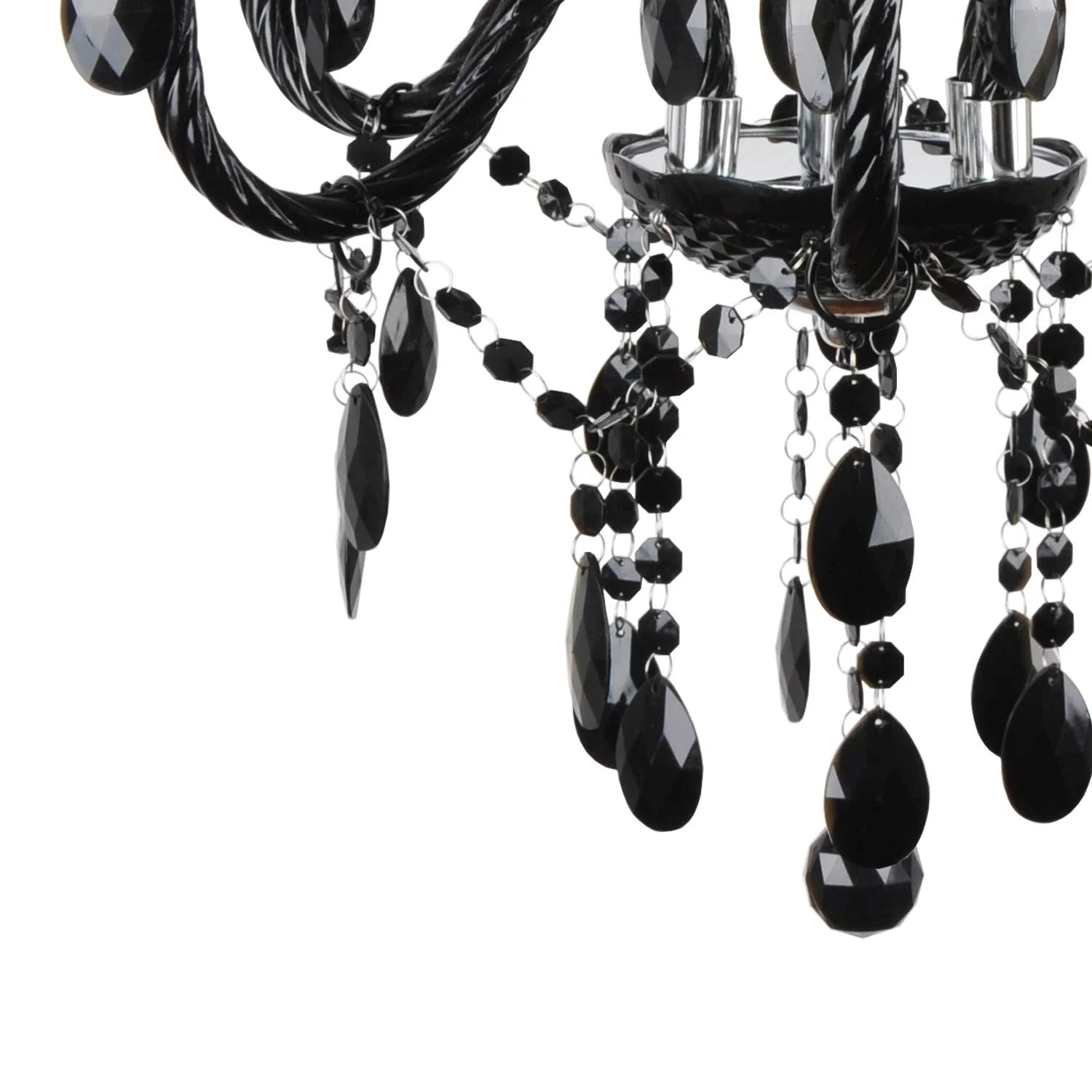 LÚZETE - LAMPADA DA SOFFITTO 6 LUCI GIULIA NERO