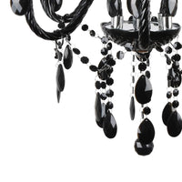 LÚZETE - LAMPADA DA SOFFITTO 6 LUCI GIULIA NERO