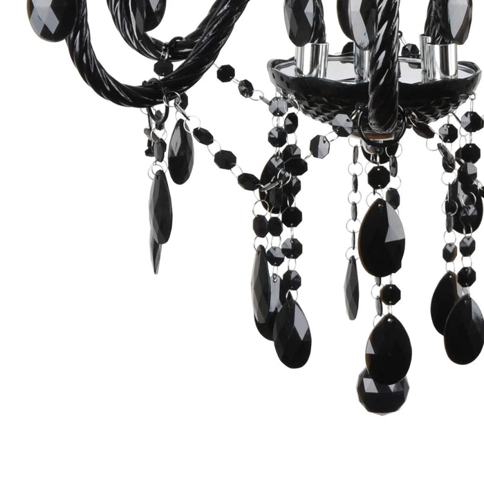 LÚZETE - LAMPADA DA SOFFITTO 6 LUCI GIULIA NERO