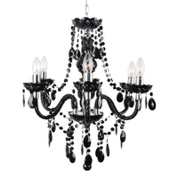 LÚZETE - LAMPADA DA SOFFITTO 6 LUCI GIULIA NERO