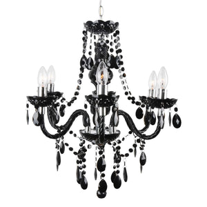 LÚZETE - LAMPADA DA SOFFITTO 6 LUCI GIULIA NERO