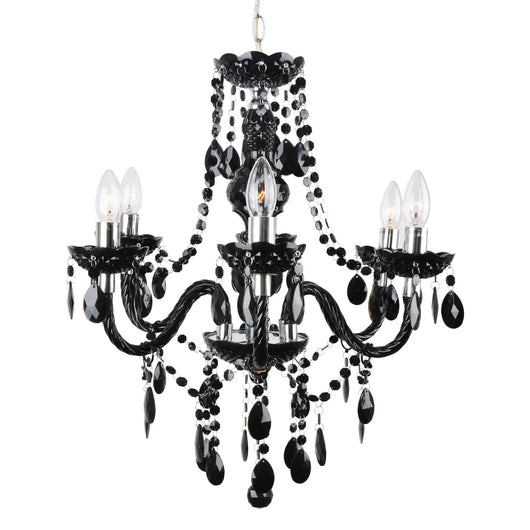 LÚZETE - LAMPADA DA SOFFITTO 6 LUCI GIULIA NERO