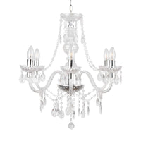 LÚZETE - LAMPADA DA SOFFITTO 6 LUCI LIONETTA TRASPARENTE