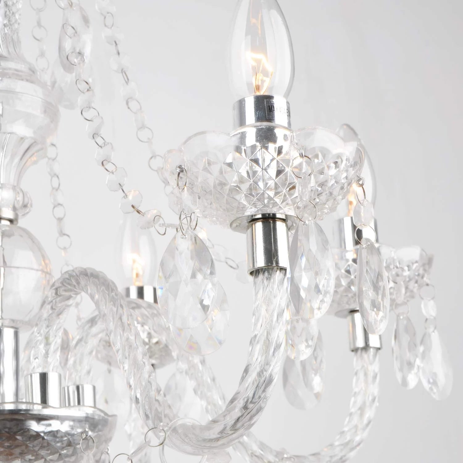 LÚZETE - LAMPADA DA SOFFITTO 6 LUCI LIONETTA TRASPARENTE