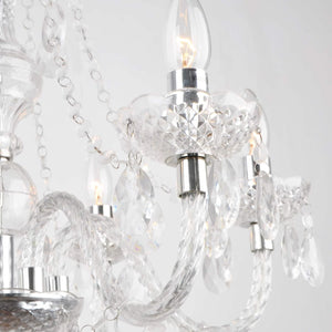 LÚZETE - LAMPADA DA SOFFITTO 6 LUCI LIONETTA TRASPARENTE