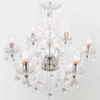 LÚZETE - LAMPADA DA SOFFITTO 6 LUCI LIONETTA TRASPARENTE