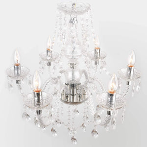 LÚZETE - LAMPADA DA SOFFITTO 6 LUCI LIONETTA TRASPARENTE