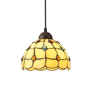 LÚZETE - LAMPADA DA SOFFITTO A 1 LUCE 20 CM GIOIELLO TIFFANY