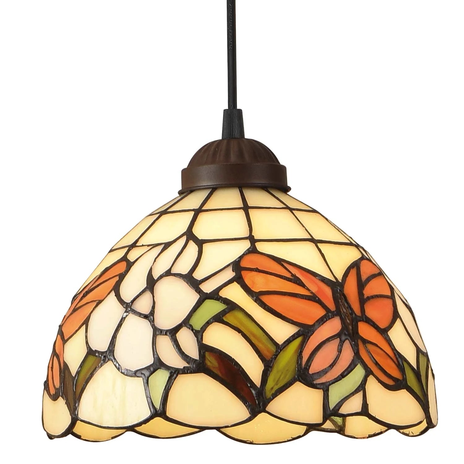 LÚZETE - LAMPADA DA SOFFITTO A 1 LUCE 20 CM TIFFANY APONI