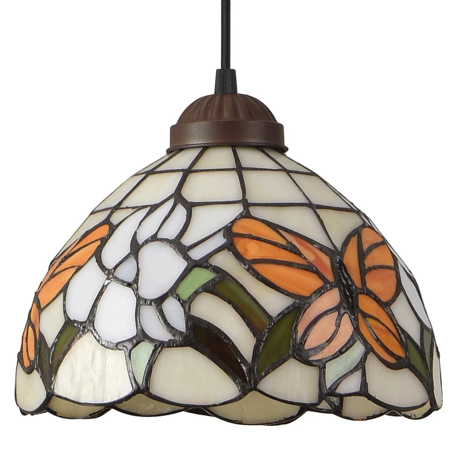 LÚZETE - LAMPADA DA SOFFITTO A 1 LUCE 20 CM TIFFANY APONI