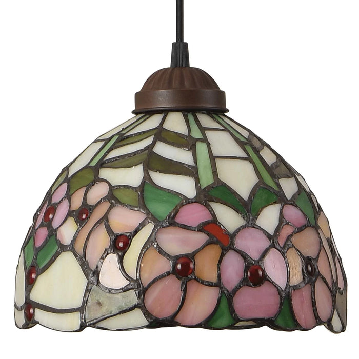 LÚZETE - LAMPADA DA SOFFITTO A 1 LUCE 20 CM TIFFANY FLORIA