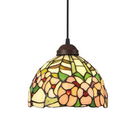 LÚZETE - LAMPADA DA SOFFITTO A 1 LUCE 20 CM TIFFANY FLORIA