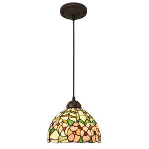 LÚZETE - LAMPADA DA SOFFITTO A 1 LUCE 20 CM TIFFANY FLORIA