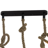 LÚZETE - LAMPADA DA SOFFITTO A 3 LUCI CORDA BARCA